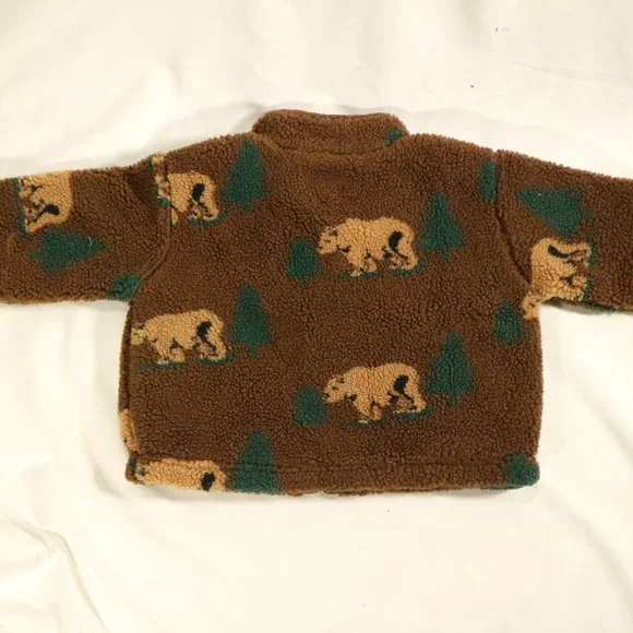 HARTSTRINGS Baby Zip-Up Jacket Bear Print 12 M - Picture 10 of 10
